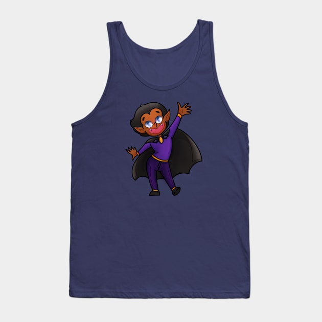 Little Vampire Tank Top by candice-allen-art